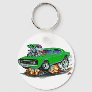Camaro SS Grönt-Svart bil 1967 Nyckelring