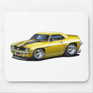 Camaro SS Gult-Svart bil 1969 Musmatta