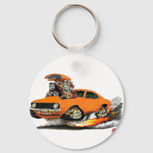 Camaro SS orangebil 1969 Nyckelring