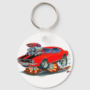 Camaro SS Röd-Svart bil 1967 Nyckelring