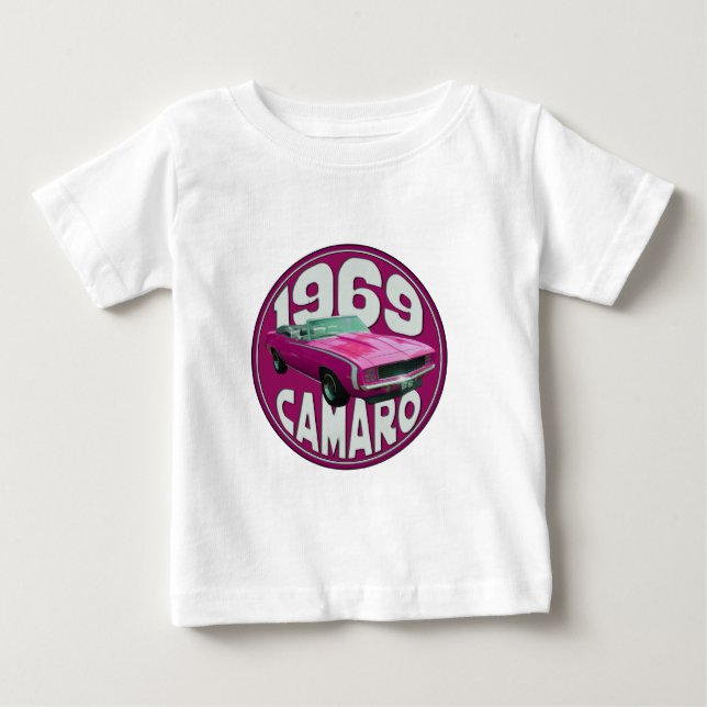 Camaro SS rosor 1969 T-shirt (Framsida)