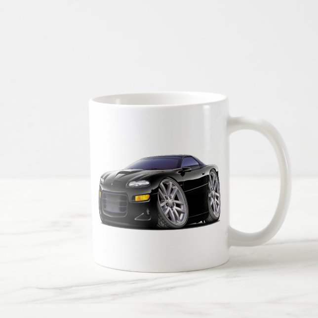 Camaro SS svart bil 1998-03 Kaffemugg (Höger)