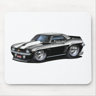 Camaro SS Svart-Vit bil 1969 Musmatta