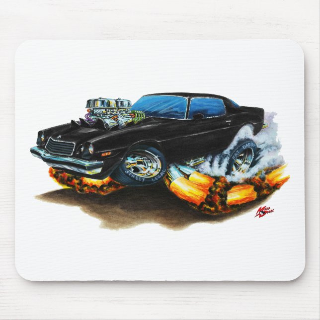 Camaro svart bil 1974-78 musmatta (Framsidan)
