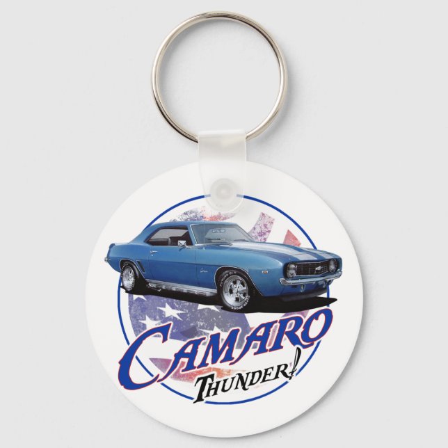 Camaro Thunder Nyckelring (Framsida)