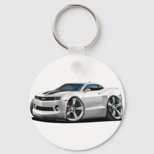 Camaro Vit-Svart bil 2010-12 Nyckelring
