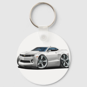 Camaro vitbil 2010-12 nyckelring