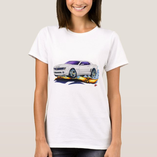 Camaro vitbil 2010 tee (Framsida)