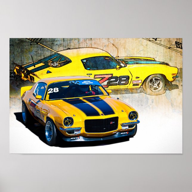 Camaro Z28 Poster (Framsidan)