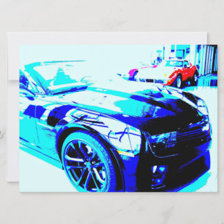 Camaro ZL1 på utställningsrummet golv Inbjudningar