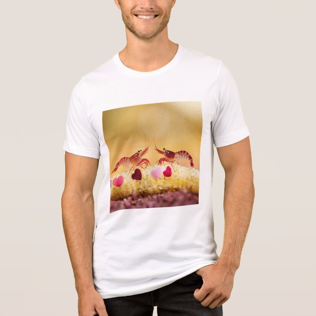 Camarones enamorados t shirt (Framsida)