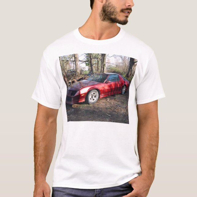 Camaros härskar mustangs dreglar tee shirt (Framsida)