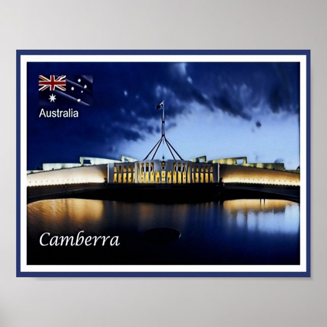 Camberra - Australien - Poster (Framsidan)