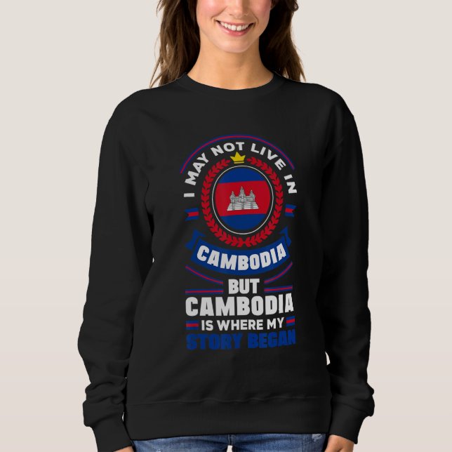Cambodia Cambodian Cambodia Flag Quote_1 T Shirt (Framsida)