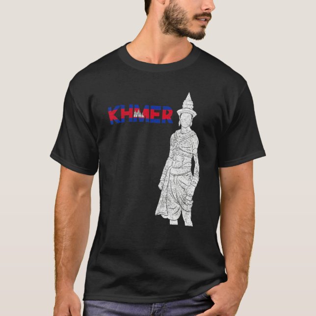 Cambodia Cambodian Khmer Traditional Dance Reamker T Shirt (Framsida)