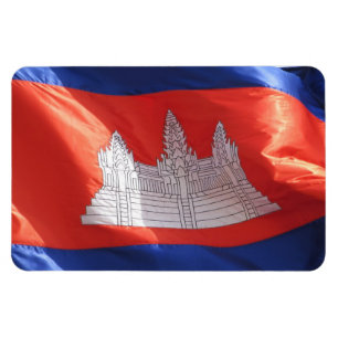 cambodia flagga magnet