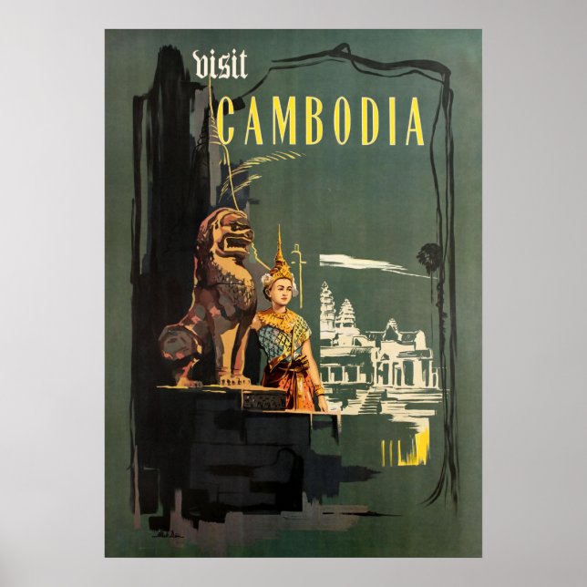 CAMBODIA POSTER (Framsidan)