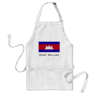 Cambodja flagga förkläde