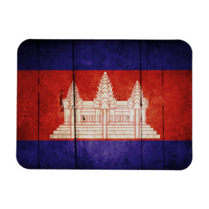 Cambodja flagga; Kambodjan; Khmer Magnet
