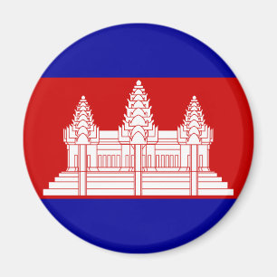 Cambodja flagga KH Magnet