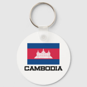 Cambodja flagga nyckelring