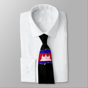Cambodja flagga slips