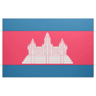 Cambodja flagga tyg