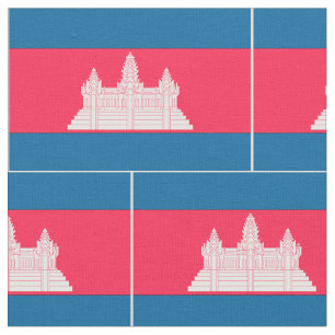 Cambodja flagga tyg