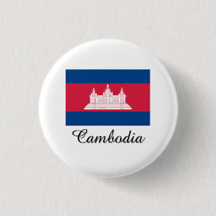 Cambodja flaggadesign knapp