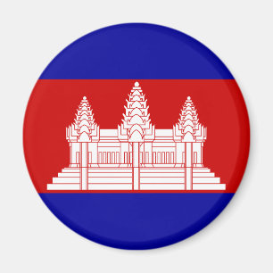 Cambodja flaggamagnet magnet