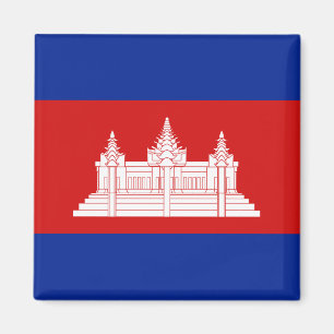 Cambodja flaggamagnet magnet