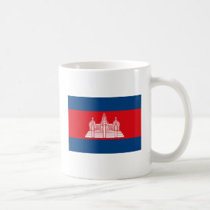 Cambodja flaggamugg kaffemugg