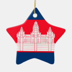 Cambodja Julgransprydnad Keramik