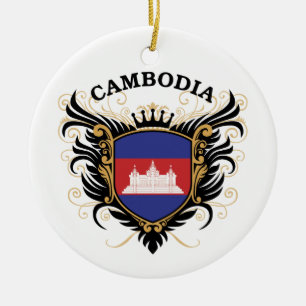 Cambodja Julgransprydnad Keramik