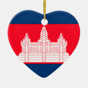 Cambodja Julgransprydnad Keramik