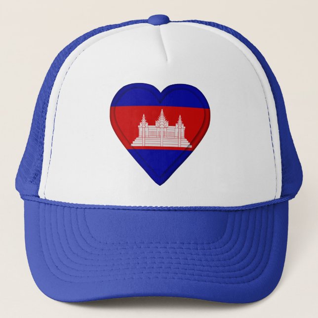 Cambodja kambodjansk flagga keps (Framsida)