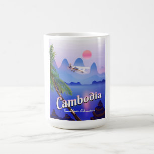 Cambodja 'reser in i Adventure Kaffemugg