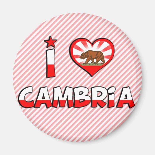 Cambria, CA Magnet (Framsidan)