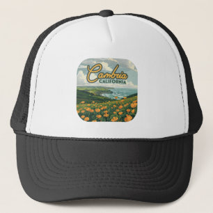 Cambria California Poppies Flowers Pacific Kusten Keps