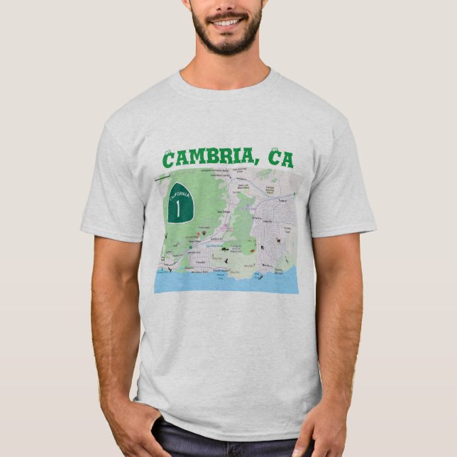 Cambria karta T-Shirt (Framsida)