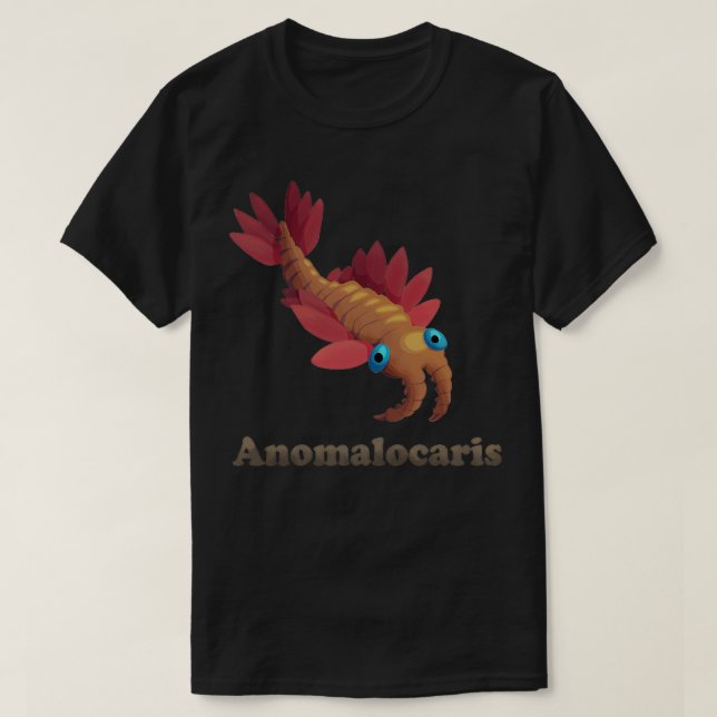 Cambrian Creatures Anomalocaris T Shirt (Design framsida)