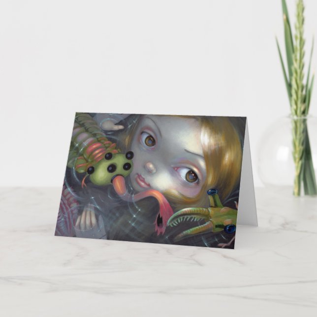 "Cambrian Sjöjungfru"-hälsningskort Kort (Framsida)