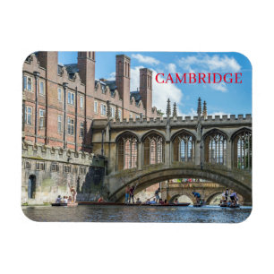 Cambridge Bridge Bridge of Sighs view-kylskåp Magnet