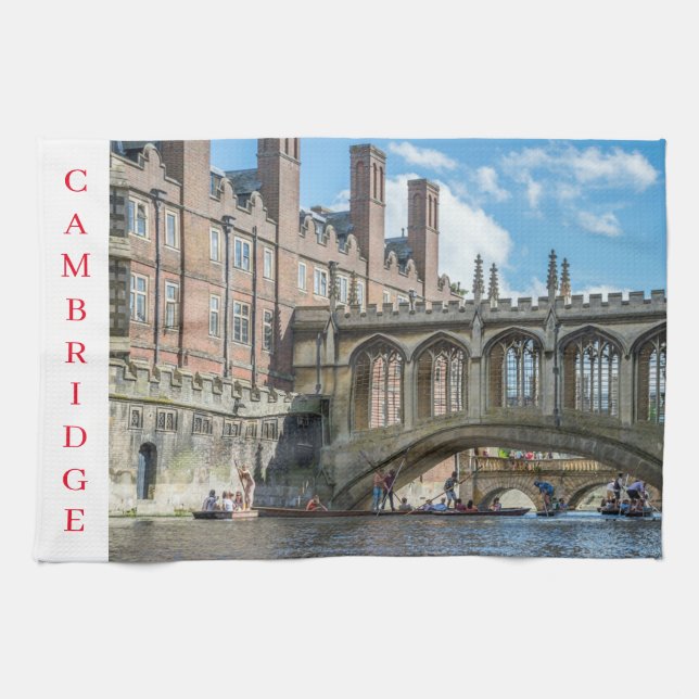 Cambridge Bridge of Sighs tea towel Kökshandduk (Horisontell)