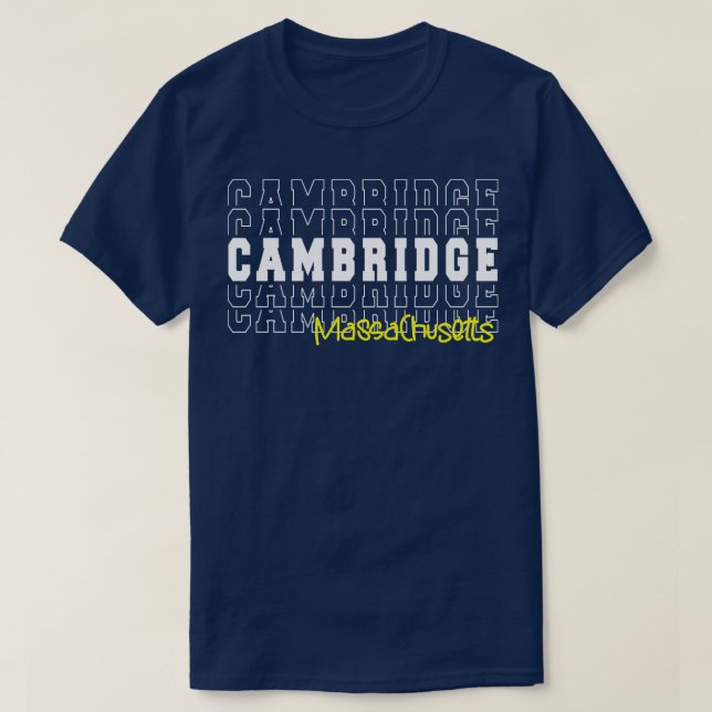 Cambridge city Massachusetts Cambridge MORSA T Shirt (Design framsida)
