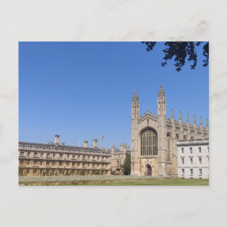 Cambridge Kung SakCollege Postcard Vykort