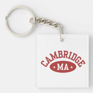 Cambridge Massachusetts Cute College Gift Keychain