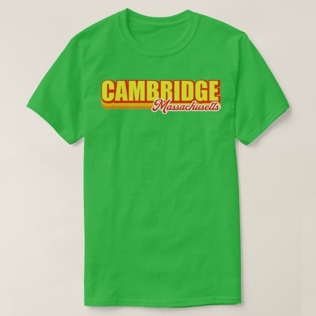 Cambridge Massachusetts T Shirt (Design framsida)