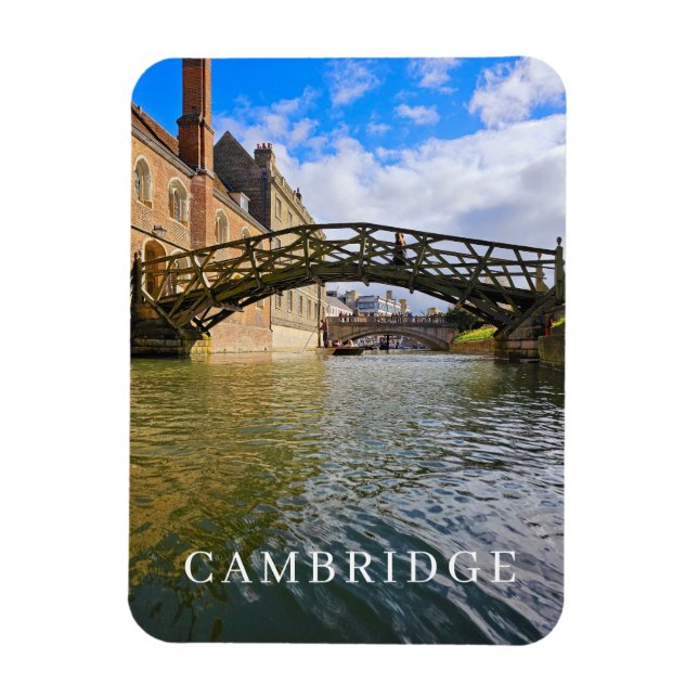 Cambridge Mathematical Bridge-vymagnet för kylskåp Magnet (Vertikal)