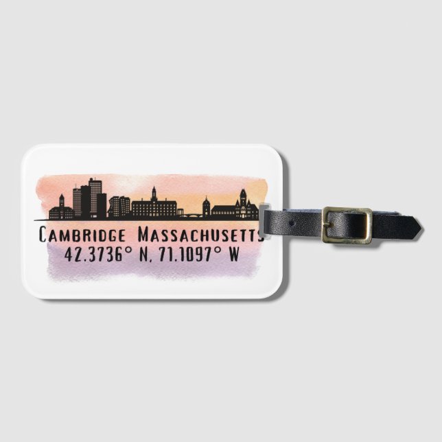 Cambridge MORSA City Skyline Bagagebricka (Framsida horisontal)